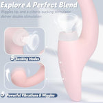 Dual Stimulation Clitoral Sucking & G-Spot Vibrator: 5 Suction Modes ? 5 Vibration Patterns With 2 Interchangeable Licking Tips For Intense Pleasure