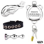 Long Chastity Cage With Adjustable Waist Belt And Beaded Butt Plug, Invisible Lock Design Chastity Devices Sex Toy For Male Penis Bondage And Restraint (51Mm)