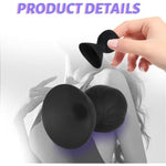 Nipple Clamps Pair Of Suckers Silicone Pressure Sucking Massager Breast Stimulator For Couples Bdsm Play Sex Toys