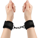 Bondage Restraint Hogtie Set, Handcuffs Ankle Cuffs Blindfold And Spanking Paddle For Adults Sex Play Toys