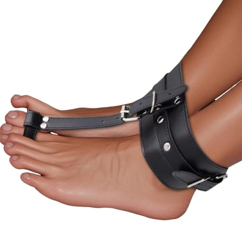 Sex Bondage Ankle Cuffs Bdsm Restraints Set, Ankle And Toes Restraints Bondage Set, Adjustable Bed Restraints Sex Kit For Couple Beginner Sm Game Play