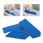 Positioning Wedge Pillow For Side Sleeping (3 In 1), 40 Degree Triangle Bed Wedges & Body Positioners For Back Pain, Preventing Bedsores, After Surgery, Knees Elevated, Pregnancy