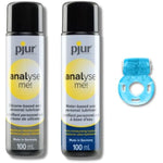 PjurAnalysemel? Silicone Based and Water Based Anal Lubricant 100ml /?3.4?fl.oz Bonus Vibration Ring