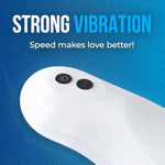 Penis Vacuum Pump, Penis Extender Vacuum Pump With 10 Vibration Modes, Male Masturbator Penis Pumps Male Sex Toys For Men, White.