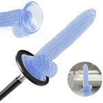Sex Machine Attachment Universal Suction Cup Dildo Holder 3Xlr Thrusting Machine Attachments And Blue Suction Dildo For Adult 3 Xlr Connector Dildo Adult Toys For Women
