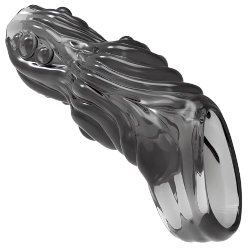 Tpe Opening Penis Sleeve Cock Sheath Extender Enlarger Thicker Erotic Adult Sex Toys For Men Couples
