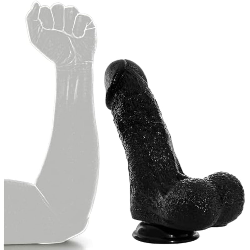 9.84 Inch Realistic Huge Thick Dildo Sex Toys - Super Big Dildos For G Spot Anal Stimulation With Strong Suction Cup And Lifelike Large Balls, Adult Toy For Women Couple