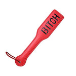 Faux Leather Spanking Paddle For Sex Play, 12.8Inch Bitch Paddle For Adults, Red