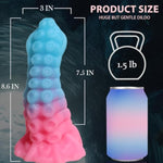 8.6'' Big Fantasy Tentacle Dildo,Thick Luminous Colorful Penis, Soft Silicone G-Spot & Anal Dildo With Strong Suction Cup,Adult Sex Toys For Women Men Gay Couples For Clitoral Vaginal Anal Stimulation