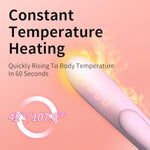 Burning Sakura Dual-Head Rabbit Vibrator Vibrating Dildo Massager With Heating Function Sex Toys For Clitoral Stimulation With 8 Vibration Patterns Adult Toys For Women