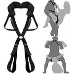 Bdsm Bondage Kit Couples Sex Toy Sling Restraints Furniture For Bedroom Adult Sex Swing Straps Toys Bondaged Adjustable Harness Straps Wrist And Ankle Tools Couple Restraint Rope Accessories