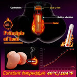 Male Sex Toy Heated & Vibrating Sex Doll Pocket Pussy Male Masturbator
