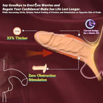 Vibrating Penis Sleeve Cock Ring, All Liquid Silicone Soft Couples Adult Sex Toys For Men Women, App Penis Extender Vibrator Girth Sleeve For Penis Testicles G Spot, Male Couple Sex Toy