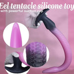 12.2'' Liquid Silicone Octopus Tentacle Anal Sex Toy with T Shape Base Design for Women, Men, and Gay