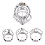 Male Cock Cage Stainless Steel Chastity Device, Comfortable Male Cock Cage Adult Game Sex Toy A350 (1.97 Inch / 50Mm)
