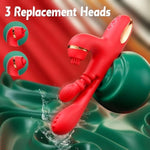 Sex Toys Vibrator Dildo, Adult Toys For Women G Spot Vibrator Clitoral Stimulation With 10 Unique Kneading & Vibrating Modes, 10 Tapping Patterns Rabbit Vibrator Adult Sex Toys & Games