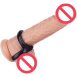 M8-Double Locking Sperm Ring Penis Ring(Black)