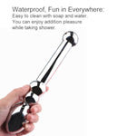 Metal Anal Beads Double Ended Dildo Prostate Massage Wand Sex Anal Plug,Dual Ended Masturbation Adult Sex Toy For Couple (8.26 Inch)