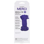 Doc Johnson Merci - Bind & Tie - 6mm Hemp Bondage Rope - 50 Feet - for Adults Only, Violet