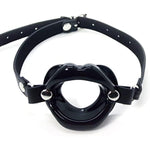 Soft Lips Silicone Gag - Comfortable & Safe Bdsm Mouth Gag | Tasteless Silicone | Adjustable Size | Stifles Sound | Easy To Clean & Store | Perfect For Beginners & Experienced Enthusiasts