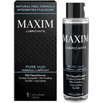 Maxim Pure H2O Lubricant, Water-Based, Premium Cleared Formula, Long-Lasting, Non-Sticky, Non-Irritating, Compatible With Toys And Condoms, 4.4 Fl Oz / 130 Ml, Topical Use Only