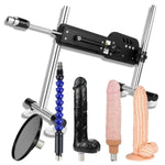 Sex Machine Dildo Machine For Women, Remote Control Sex Machines With 5 Attacments, Thrusting Dildo Machine With 3Xlr Connector Sex Toy Machine With 3.9" Suction Cup Adapter