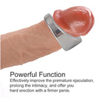 Stainless Steel Male Cock Ring Glans Ring Metal Penis Ring Delayed Ejaculation Increase Stimulation Sex Toys For Men (Medium)