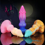 Fantasy Dog Dildo Knot Sex Toys - Animal Dildo Wolf Dildo Adult Toys 7.9'', Desert Lonewolf- Fenrir, Textured Monster Dildo With Suction Cup Dildo For Anal G Spot, Couples Sex Toys For Women Men