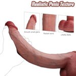 14.17 Inch Realistic Dual-Density Dildo for Anal and G-Spot Pleasure with Strong Suction Cup
