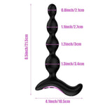 Vibrating Anal Beads + Realistic Double-Ended Dildo