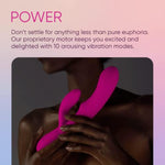 Ultra Rabbit Vibrator - G Spot Vibrator 7 Speeds & Usb Rechargeable - Discreet Pink Dildo Toys For Women - Female Personal Massager