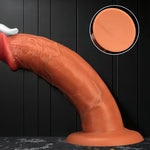 Dildo Big Huge Dildo 9", Silicone Realistic Dildo with Strong Suction Cup, Sex Toy for G Spot and Anal Play Penis Sex Toy for Women Men