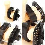 German Grip-Max-Ranger, Scrotum-Clamp Clamp Ring Crusher Harness Set Erection Cage Testicle Scrotum , Cbt