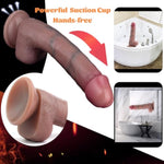 Realistic Dildo For Beginners Lifelike Soft Silicone Dildo,7.28" Long Penis For G Spot Stimulation Solid Anal Sex Toys For Women And Couple Pleasure,Strong Suction Cup Harness Adult Sex Toy