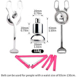 Chastity Devices Clip With Auxiliary Strap Flat Negative Chastity Belt Locked Cock Cage Adult Penis Sm Bondage Sissy Sex Toys For Men & Gay (Pink 3234)