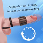 Penis Ring Cock Sleeve Penis Sleeve 5 Elastic Textures Cock Ring Set Sex Toys For Men Enhance Erection Extended Time Couple Sex Toys Men'S Sex Toys Adult Toy For Men