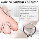 Male Chastity Cage Device Stainless Steel Cock Cage With 1.97 Inch Size Ring & Invisible Lock, Penis Cage Sex Toys For Men Penis Exercise And Abstinence