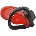 Male Chastity Device Hypoallergenic Plastic Cock Cage Penis Ring Virginity Lock Chastity Belt Adult Game Sex Toy (Red)