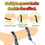Electric Penis Ring Adjustable Cock Ring Electric Shock Sex Toys For Men Estim For Men Electro Sex 8 Modes 19 Intensities Testicle Toys Penis Stimulator Chastity Device