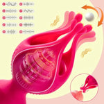 Clitoral Vibrator Female Masturbation Swaying Vibrating Tease Ticklers Vaginal Massage Nipples Stimulator With 10 Vibration Modes Pod Shaped Pleasure Wand Adult Sex Toys For Women Couple