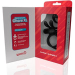 Remote Controlled Ohare Xl Vibrating Ring - Vibrating Cock Ring - Deep Vibrations - Penis Rings - Couple Sex Toys - Dick Rings For Mutual Pleasure - Black