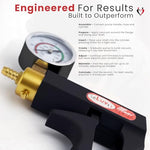 Penis Pump for Men, Black Maxi Protected Gauge, 9" x 2.00" ID