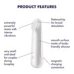 Ultra Power Bullet 3 Vibrator Sex Toy | Adult Toys For Women | Mini Clitoral Vibrator | Vibrating Sexual Pleasure Device | Stimulation Vibrators | Woman Sextoy (White)
