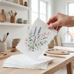 8 Sheets Handmade Cotton Watercolor Paper, 102 x 152 mm for Painting & DIY Crafts