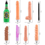 Automatic Sex Machine, 3Xlr Connector Love Machine Adjustable Adult Sex Toys With 8 Attachments For Couples Men And Women