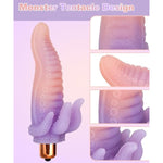 Tentacle Vibrator For Men Women - Mini Monster Vibrator With 10 Vibration Modes Body-Safe Flexible Silicone Bullet Clitoral Vibrators Stimulator G-Spot Dildos Adult Sex Toys For Male Female Couple