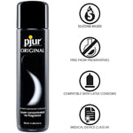 Original Super Concentrated Silicone Personal Lubricant 3.4 Fl Oz & Original Silicone Personal Lubricant 1.02 Fl Oz - Couples Sex Toys Bundle
