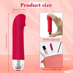 Vibrator Sex Toys For Famale - Bullet Clitoral Vibrator With Ring - Sex Toys With 10 Vibration Mode Bullet Vibrators For Women And Couple?Red?