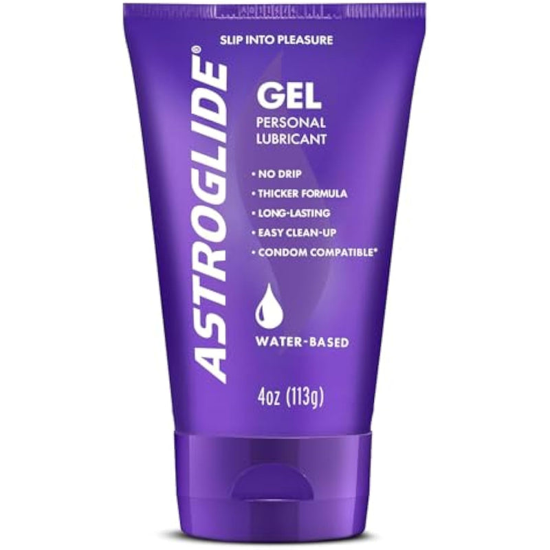 Astroglide Water Based Lube (5oz) and (4oz) Gel Personal Lubricants for Toys, Men, Women and Couples