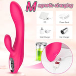 Rabbit Vibrator Sex Toys For Women - G Spot Anal Dildo Vibrator With 7 Vibrating Modes & 3 Rabbit Speeds, Female Vibrator Wand Anal Nipples Stimulation Adult Sex Toys For Women Couples Pleasure